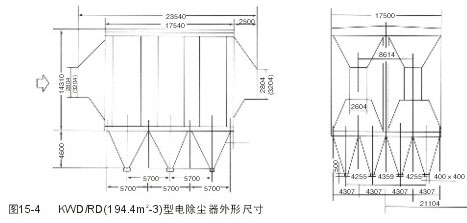 电除尘器外形尺寸