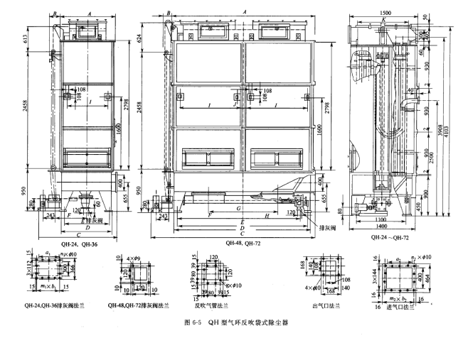 气环反吹袋式除尘器